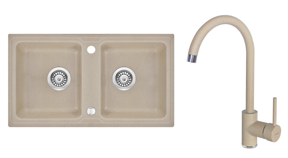 DEANTE Zorba ZQZA7203 zlewozmywak komora blat połysk powierzchnia bateria wylewka montaż utrzymanie czystość