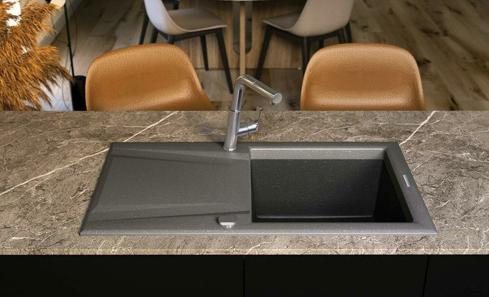 DEANTE Silia BQS 073M bateria kuchenna ozdoba element zlewozmywak stojąca jednodźwigniowa wylewka zmywanie funkcjonalność