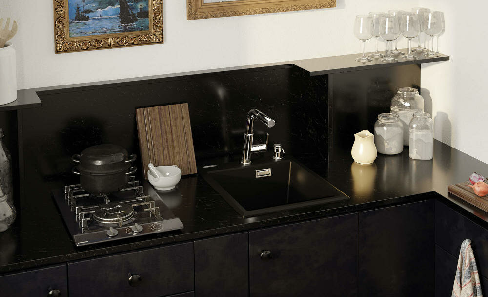 DEANTE Silia BQS 073M wykończenie tradycyjny błyszczący chrom minimalistyczny design elegancki kształt nowoczesna tradycyjna kuchnia