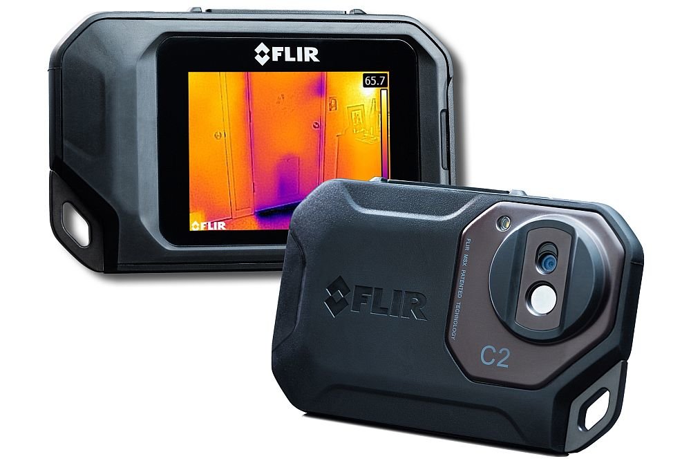 Kamera termowizyjna FLIR C2 ekran