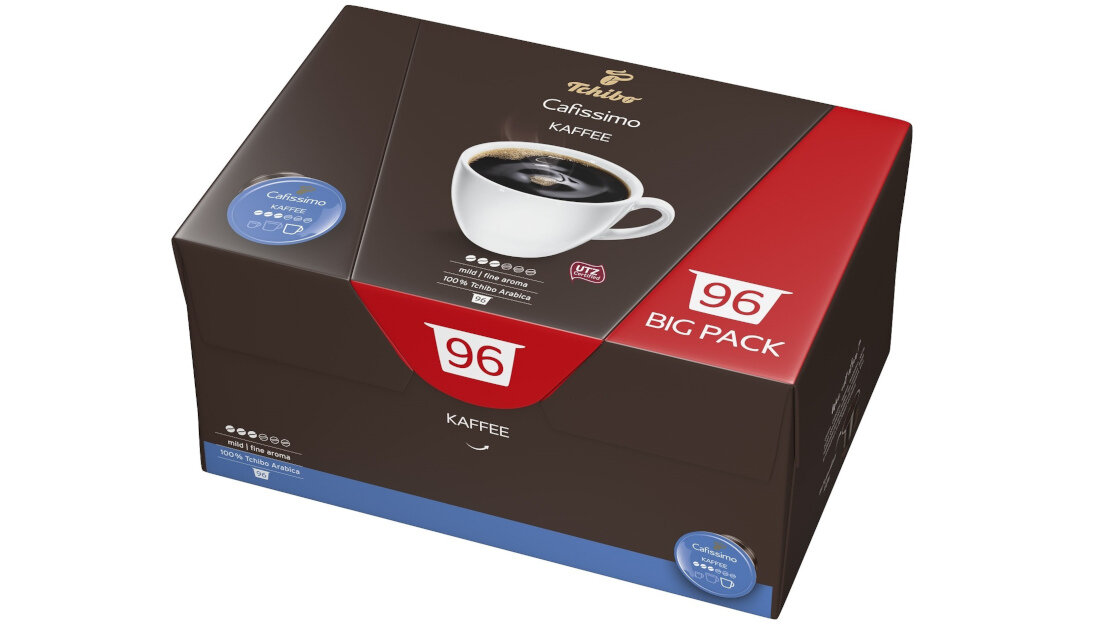 Капсули TCHIBO Cafissimo Kaffee Mild переваги швидке та легке приготування переваги ідеальний тиск готові відразу готові порції свіжий аромат