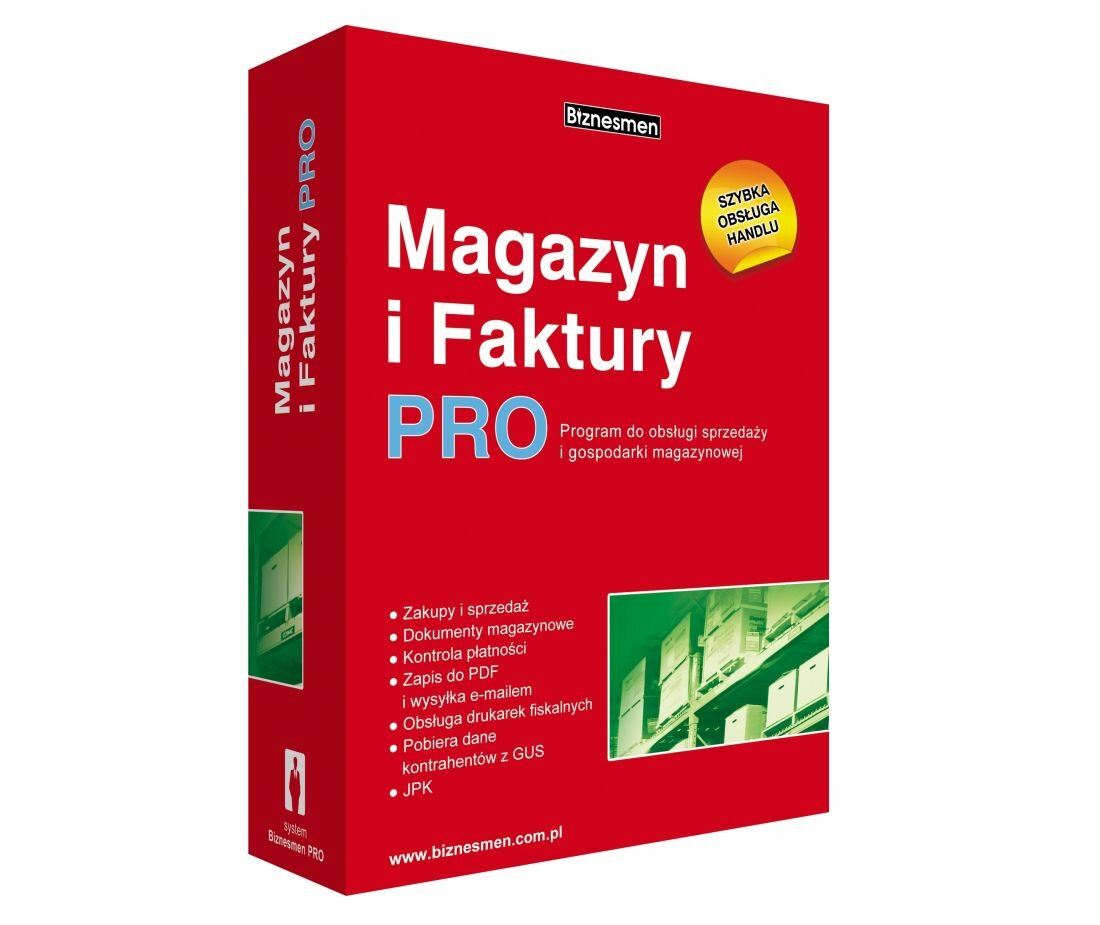 Program DGCS BIZNESMEN Magazyn i Faktury PRO - kontrola