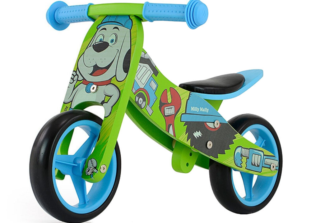 Rowerek biegowy MILLY MALLY Jake 2w1 uczy cwiczy i bawi