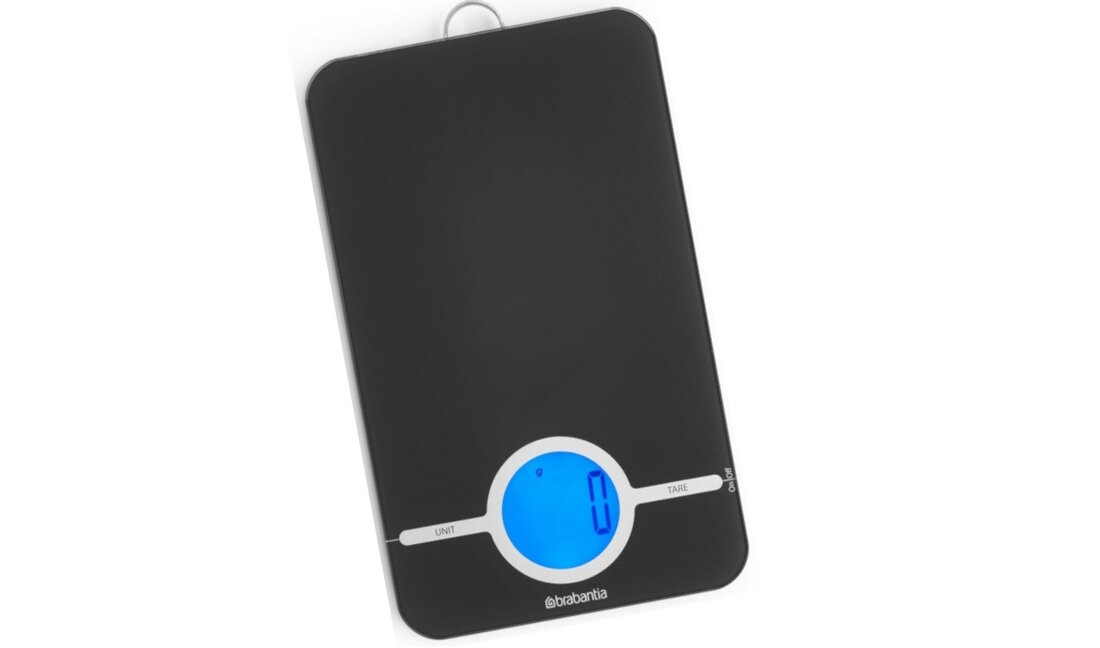 Waga BRABANTIA Tasty+ Ciemnoszary dokladnosc az 1 g dokladnosc precyzja cyfrowa waga zasilanie trzema bateriami AA