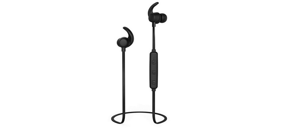 Słuchawki dokanałowe THOMSON Wear7208 Czarny widok ogólny front