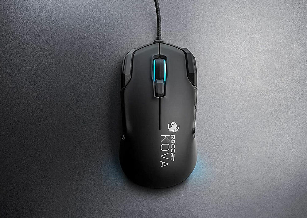 Mysz ROCCAT Kova Aimo Ambidextrous Czarny - funkcjonalne przyciski