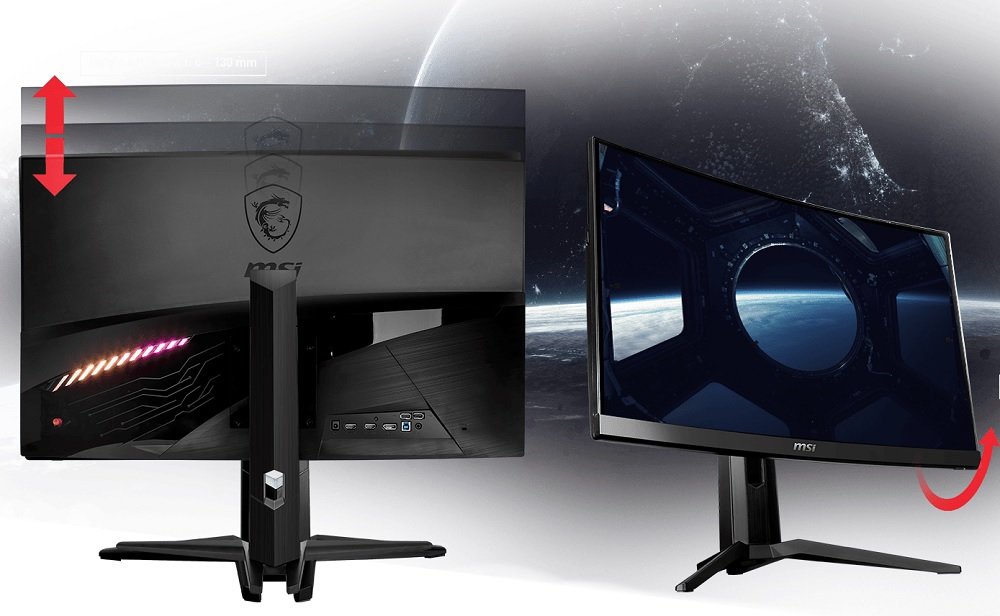 Monitor MSI Optix MAG321CQR regulowany wąska ramka nowoczesny design