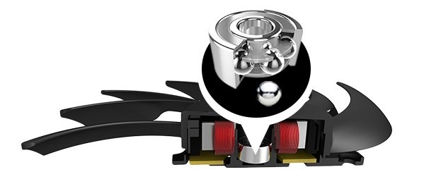 Karta graficzna MSI Radeon RX 590 ARMOR 8G OC - łożyska
