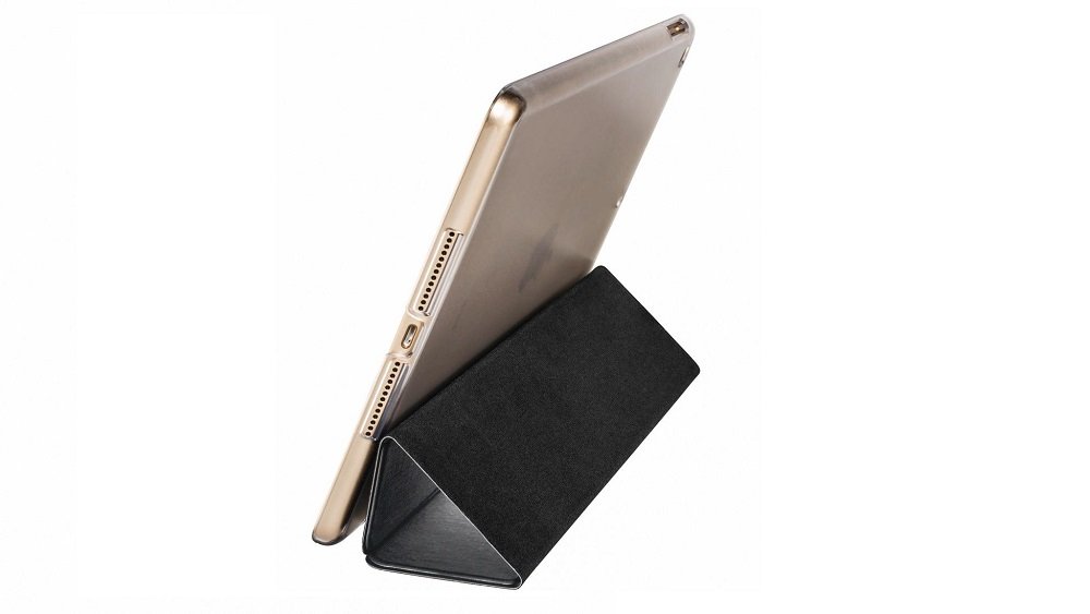 Etui HAMA Fold do Apple iPad 9.7 cali Szary widok podstawka skos