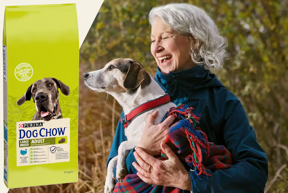 Karma dla psa DOG CHOW Adult Large Breed z Indykiem 14 kg sklad analiza