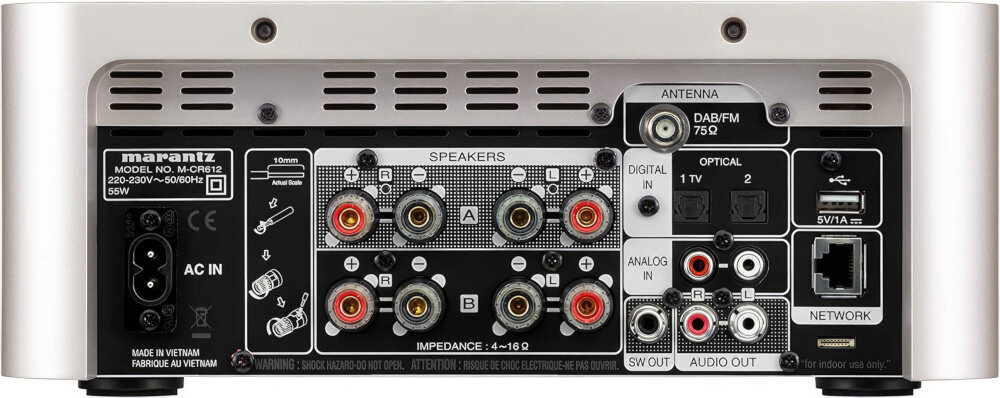 Amplituner MARANTZ Melody X M-CR612 - styl