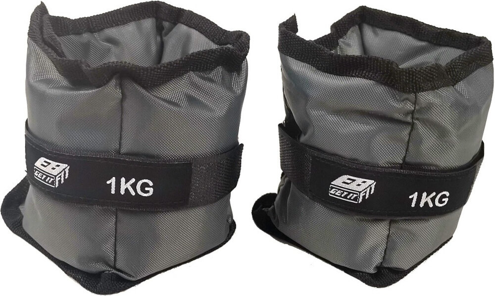 Obciążenie na przeguby EB FIT Szary (2 x 1 kg) trening w domowym zaciszu ćwiczenia na zewnątrz