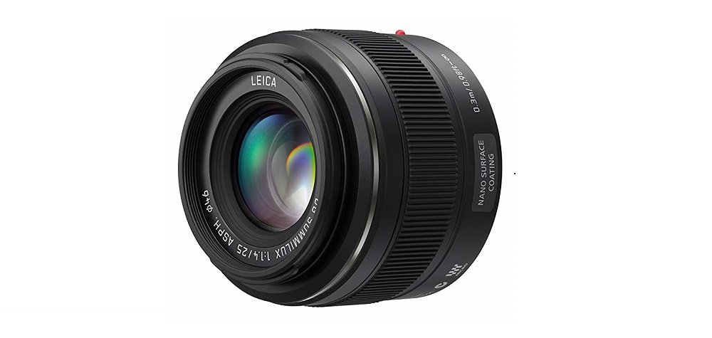 Obiektyw PANASONIC Lumix H-X025E widok ogólny front 