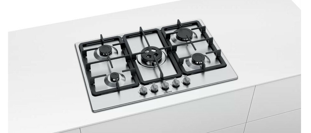 Płyta gazowa BOSCH PGQ7B5B90 - Bezpieczeństwo za jednym naciśnięciem