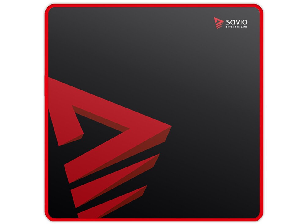 SAVIO Turbo Dynamic 250 × 250 × 2 mm - podkładka od góry na białym tle precyzyjnej kontroli swobodę ruchów myszą - mysz od góry na białym tle
