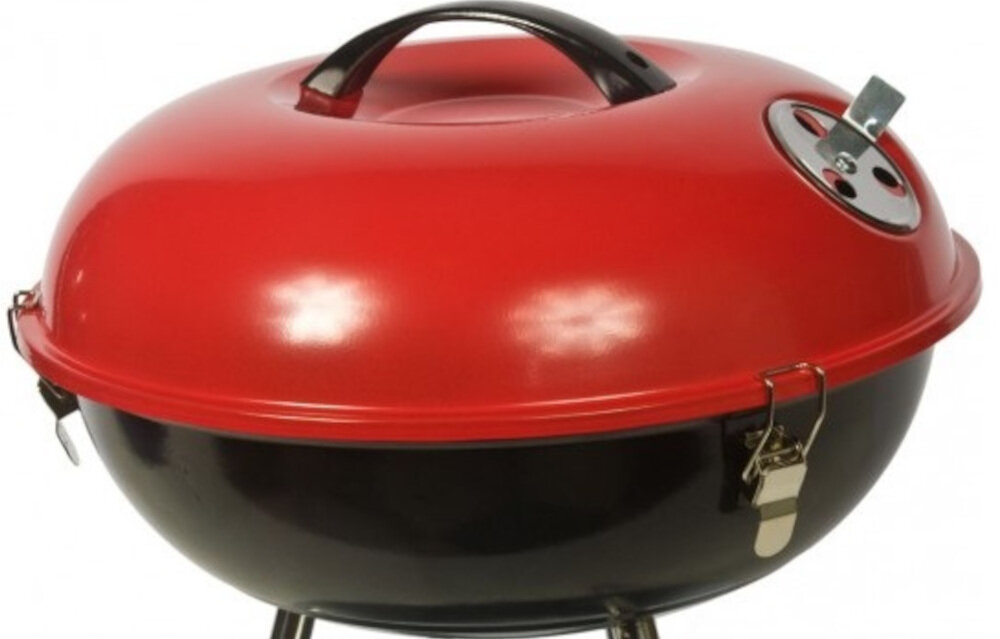 Grill Saska Garden Ufo łatwy w użytkowaniu błyskawiczny montaż i demontaż 3 metalowe zaciski