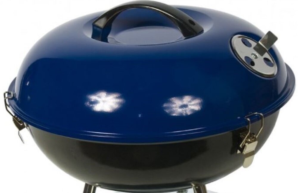 Grill Saska Garden Ufo wygodny 3 metalowe zasicki wentylacja boczna