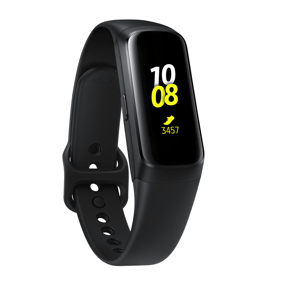 SAMSUNG Galaxy Fit-e Czarny Smartband - niskie ceny i opinie w Media Expert