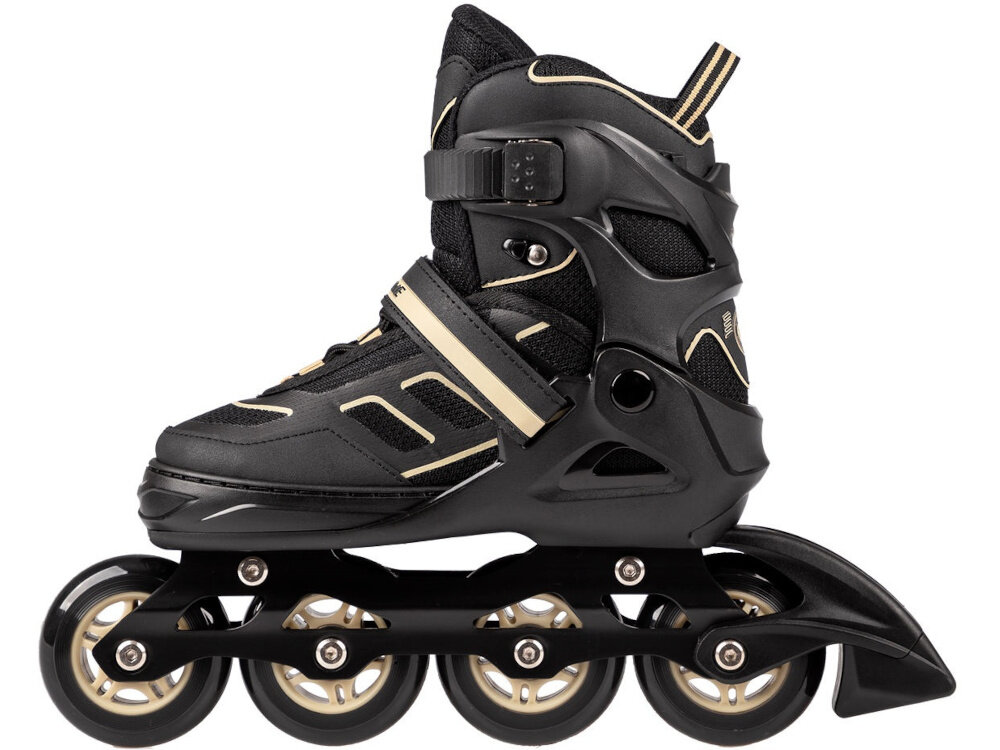 Łyżworolki NILS EXTREME NA14174 A rozmiar 31-34 mocna solidna konstrukcja aluminiowa jednoczesciowa ploza CNC 3,4 mm wentylacja oddychajaca przepuszczalna membrana stopa sie nie poci