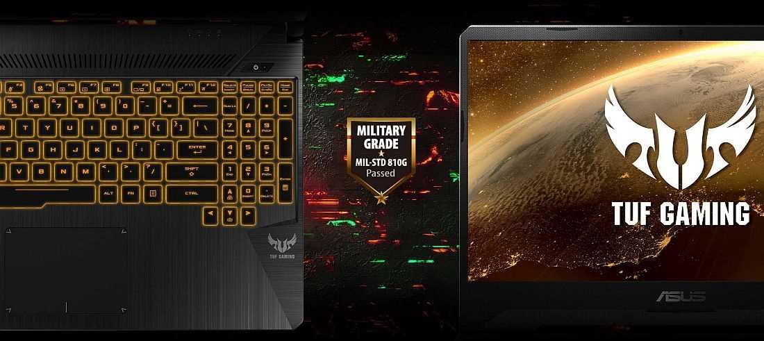 Laptop ASUS TUF Gaming FX505D  - WYTRZYMAŁOŚĆ