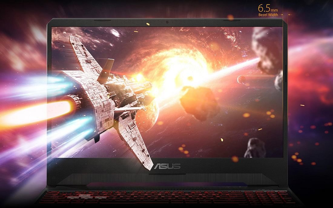 Laptop gamingowy ASUS TUF Gaming FX505  - NANOEDGE MATRYCA IPS 