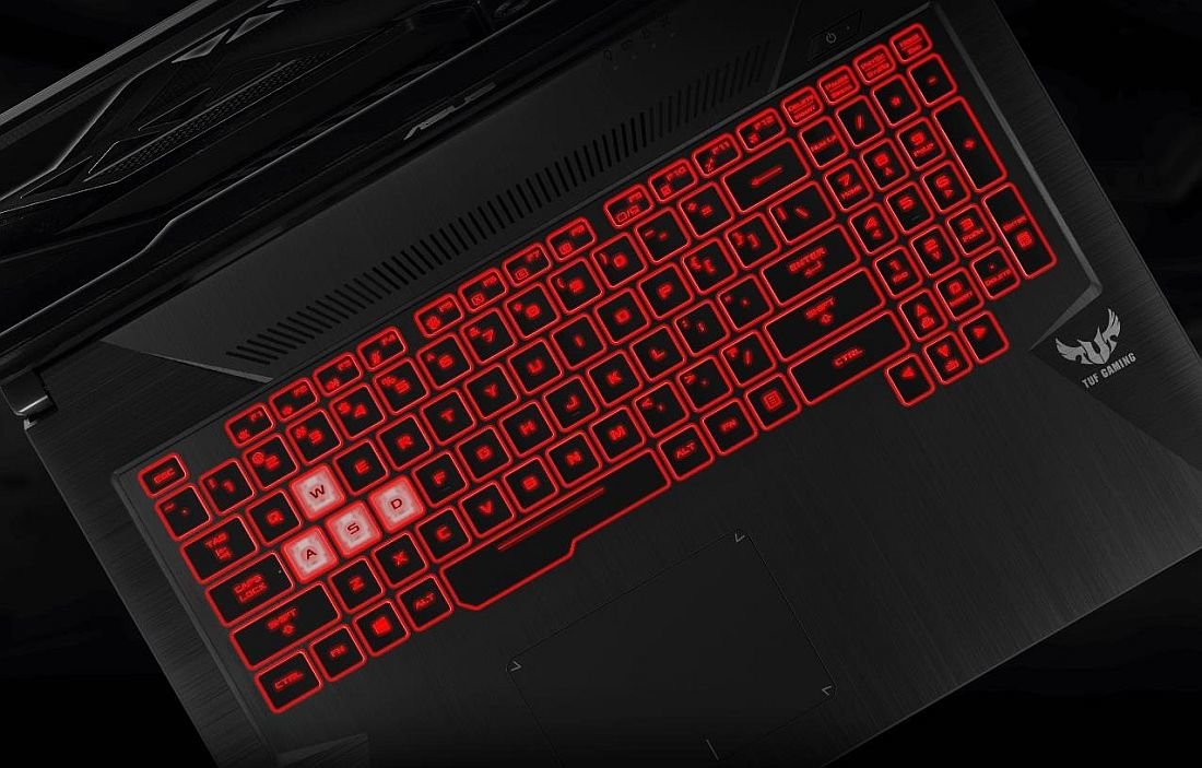 Laptop ASUS TUF Gaming FX705 - KLAWIATURA