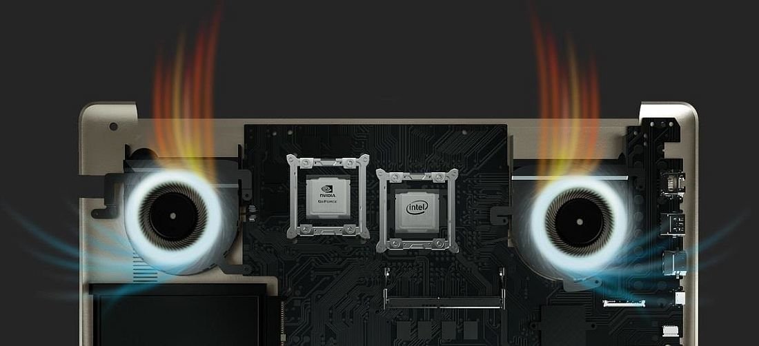 Laptop ASUS VivoBook Pro 15 N580GD - System chłodzenia