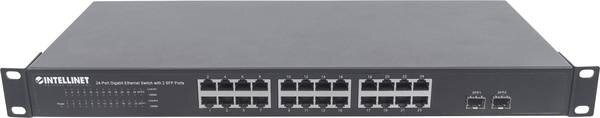 Switch INTELLINET 561044 - złącza i porty Rj-45 funkcja autokrasowania