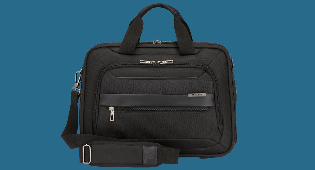 Torba na laptop Samsonite Vectura Evo Bailhandle, idealna na spotkanie biznesowe