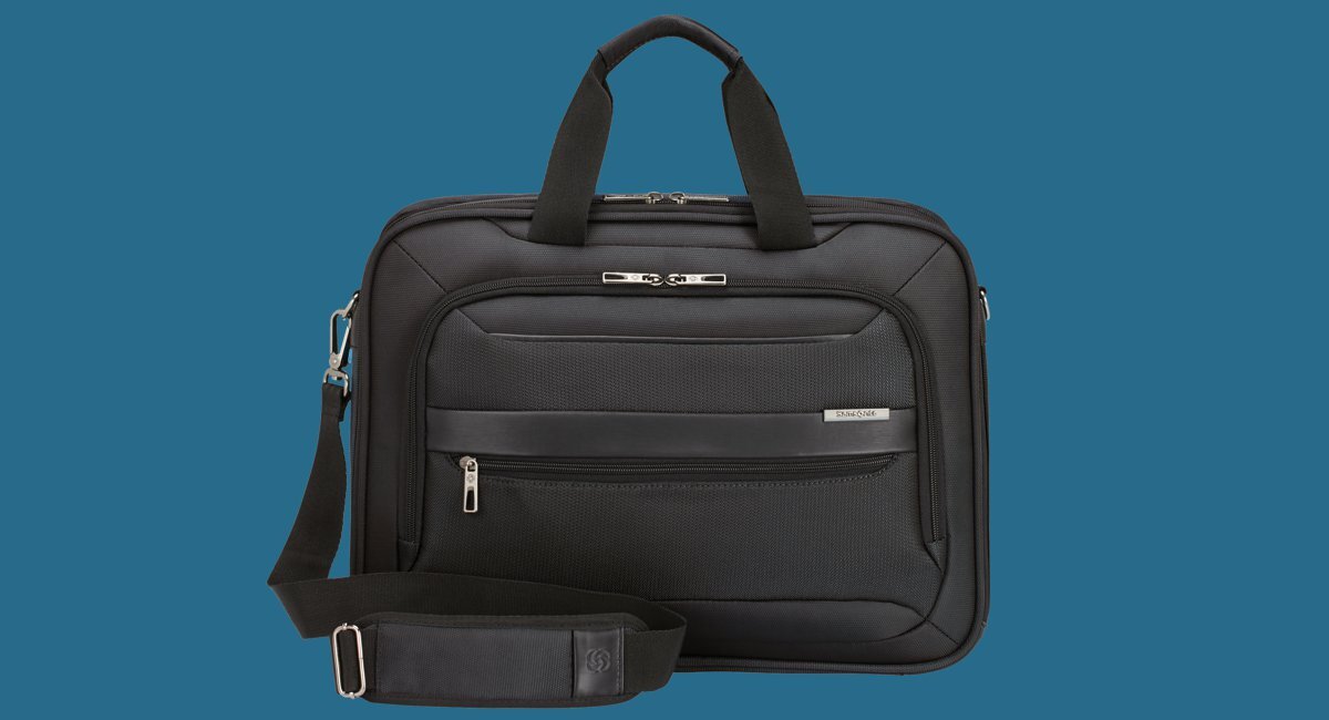 Torba na laptopa Samsonite Vectura Evo Bailhandle, idealna na spotkanie biznesowe