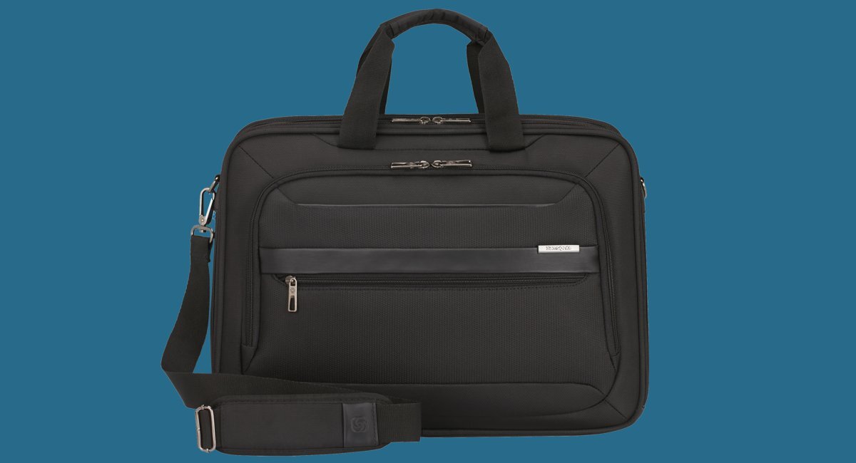 Torba na laptop Samsonite Vectura Evo Bailhandle, idealna na spotkanie biznesowe