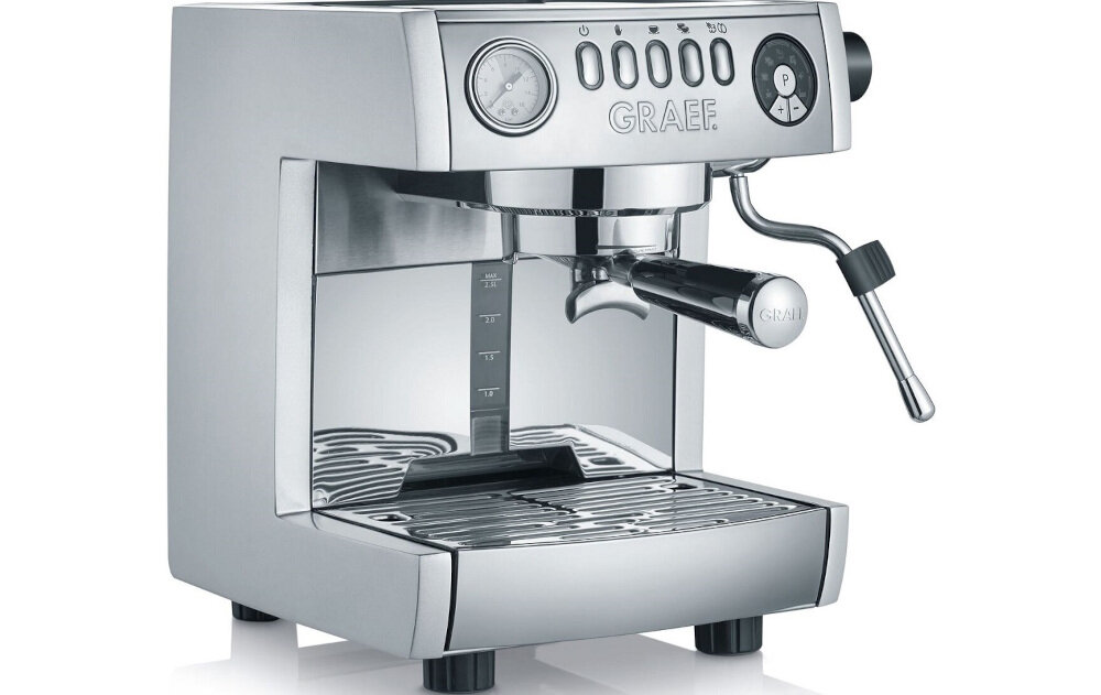 Ekspres GRAEF Marchesa ES 850 Srebrny oszczednosc czasu oszczednosc energi pojemnik pojemnosc wyposazenie