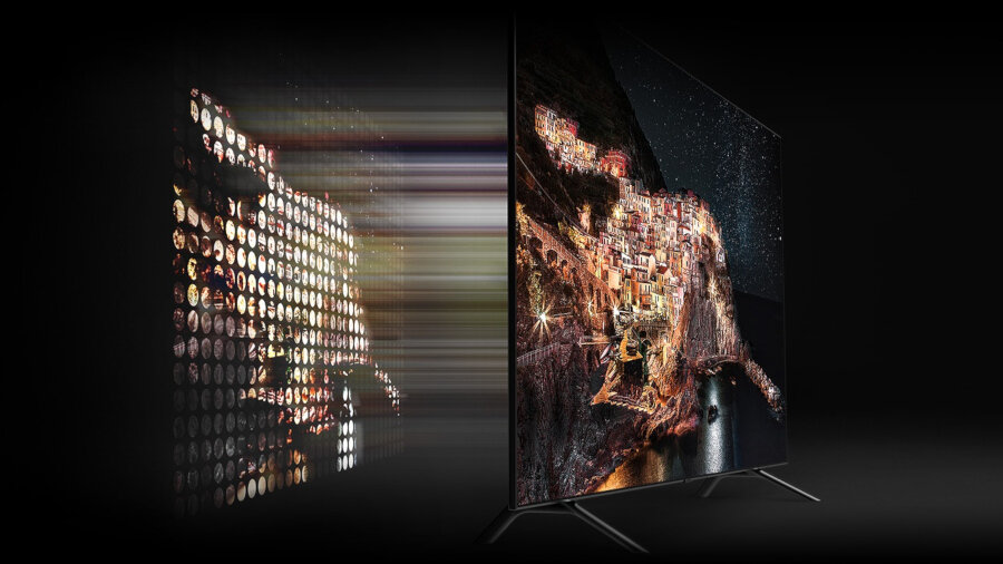 Telewizor SAMSUNG Q85R  - podświetlenie