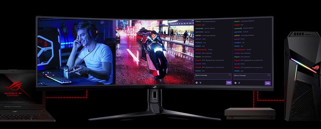 Monitor ASUS ROG Strix XG49VQ - „obraz po obrazie”
