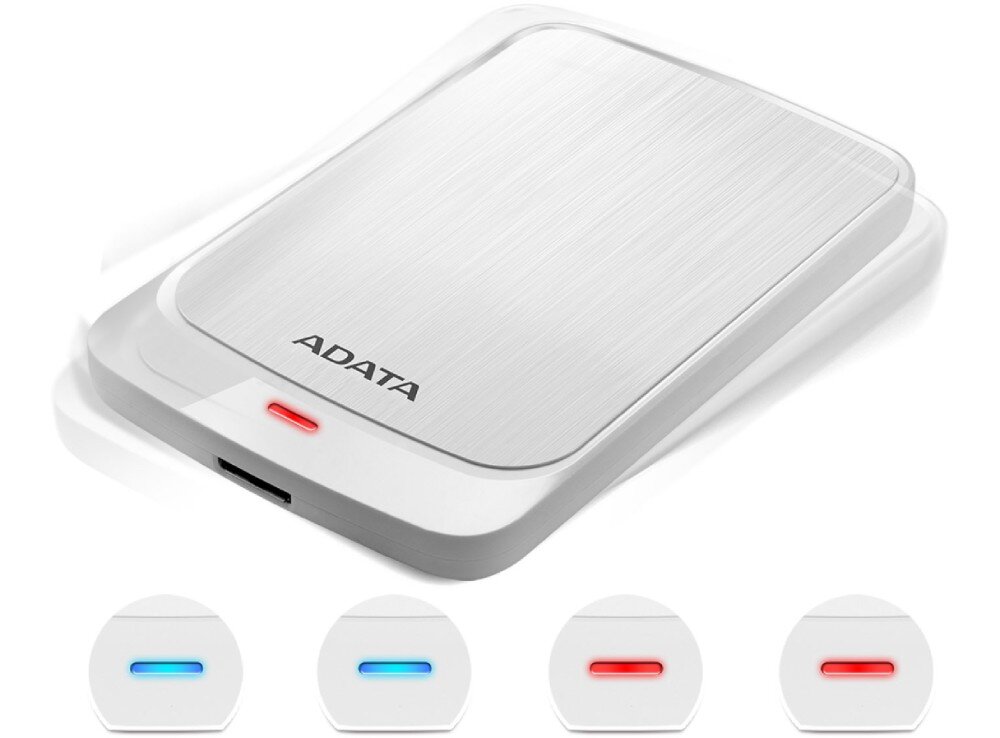 Dysk ADATA HV320 2TB HDD wstrząsy czujnik dioda