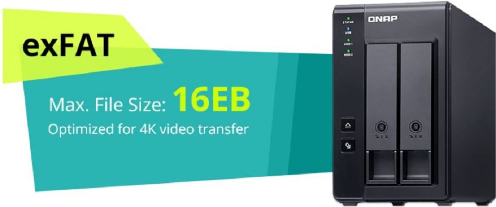 Serwer plików QNAP TR-002 - Bogate wyposazenie