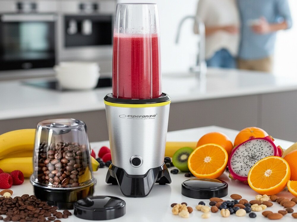Blender kielichowy ESPERANZA Nutri Master EKM028 Sportowy + 2 bidony w komplecie kv początek opisu