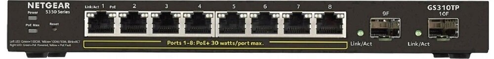 Switch NETGEAR GS310TP-100EUS - przepustowośc na wysokim poziomie efektywna praca