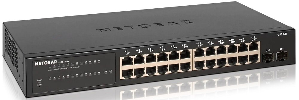 Switch NETGEAR GS324T-100EUS - trwała obudowa odporność wytrzymałość