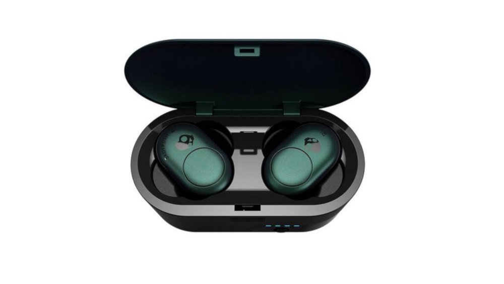 Słuchawki Dokanalowe SKULLCANDY Push International Zielony - Bateria