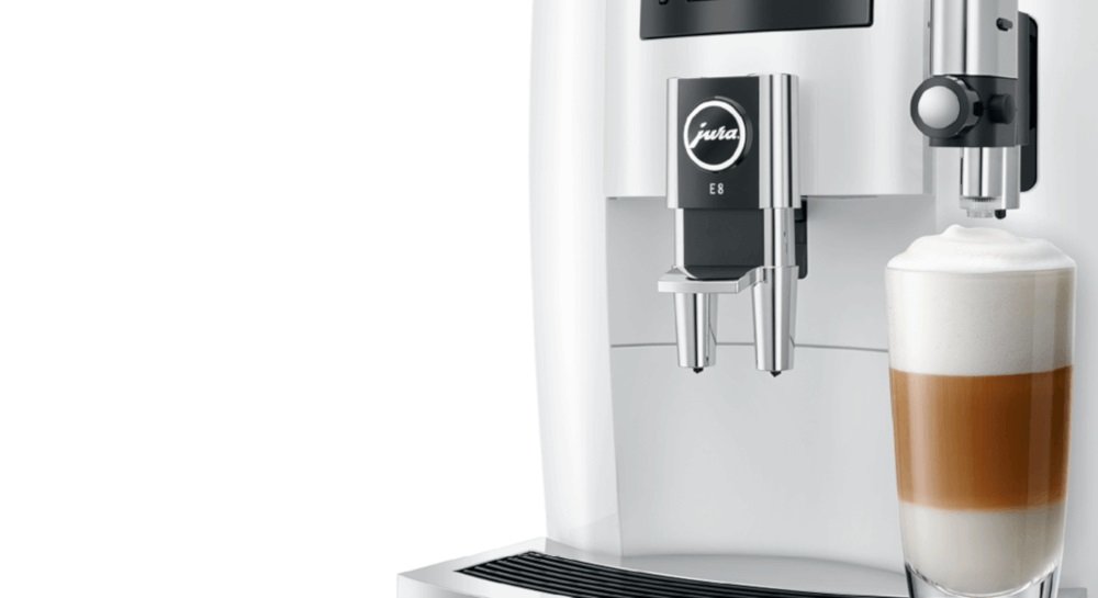 Ekspres JURA E8 Biały nowoczesny design