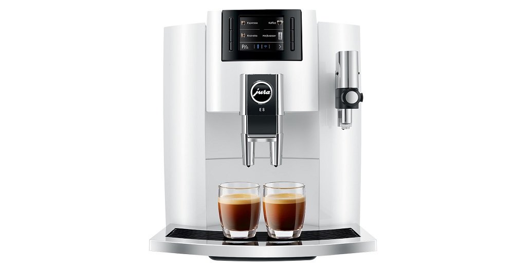 Ekspres JURA E8 Biały One-Touch Cappuccino
