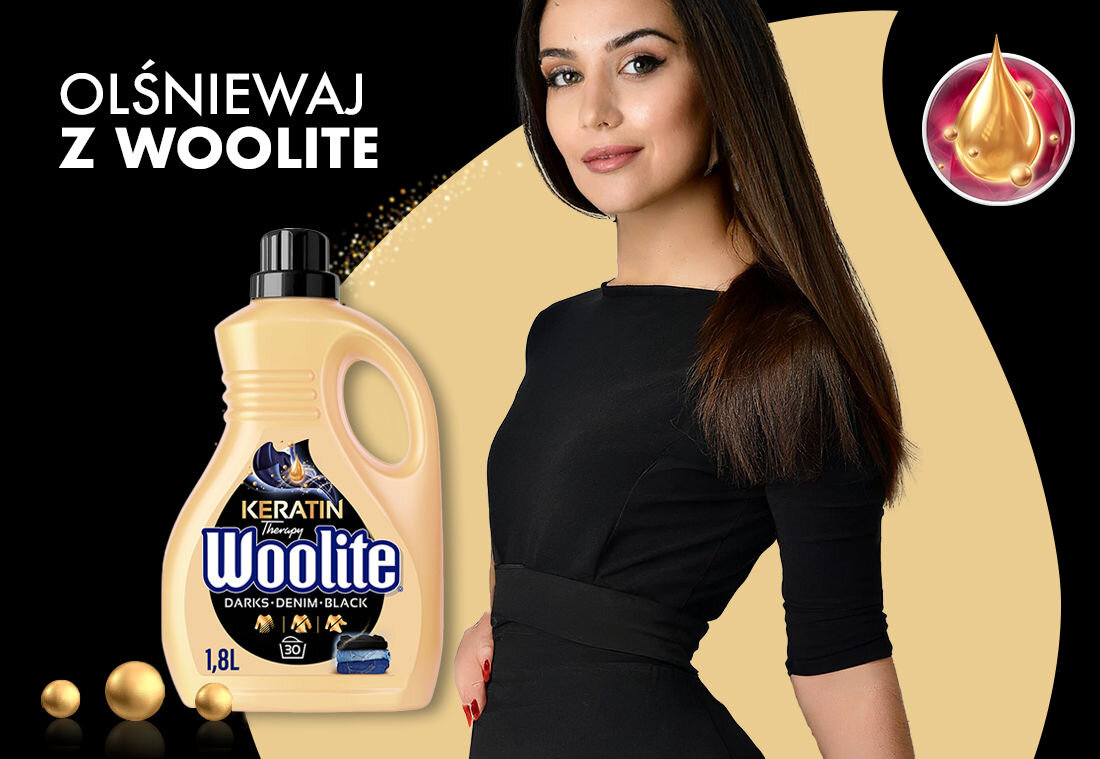 Płyn do prania WOOLITE Keratin Therapy ochrona koloru tkanin