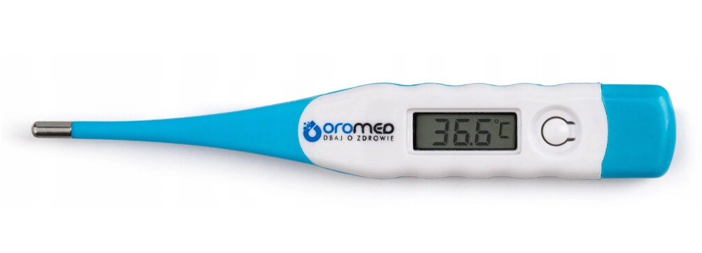 Termometr ORO-MED ORO-Flexi temperatura jakość szybkość dokładność wskazania temperatura końcówka wyświetlacz czytelność zdrowie