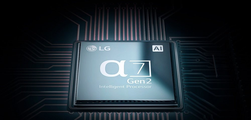 Telewizor LG LED 55SM9800PLA sztuczna inteligencja AI procesor alfa 7