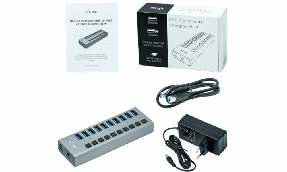 I-TEC U3CHARGEHUB10 zestaw