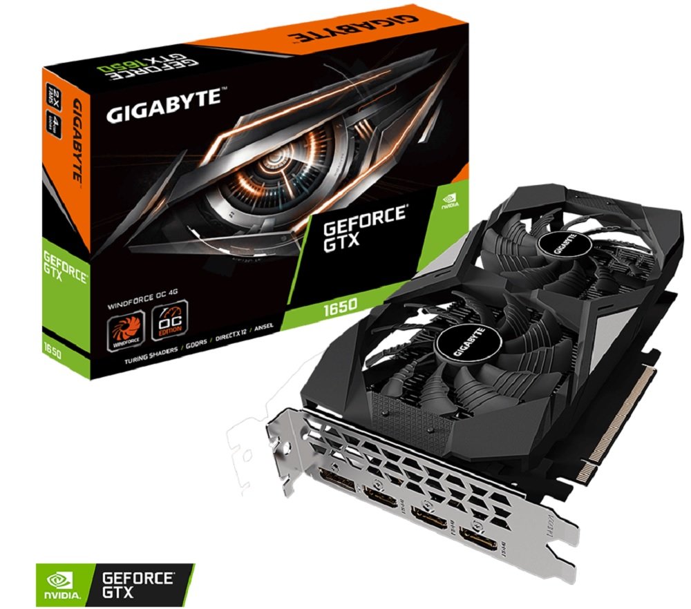 Karta-graficzna Gigabyte Geforce GTX 1650 Windforce OC 4G wydajność NVIDIA Turing energooszczędność