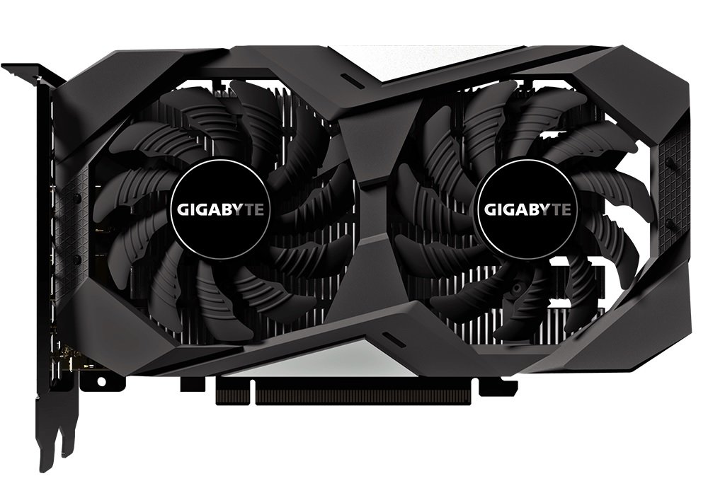 Karta-graficzna Gigabyte Geforce GTX 1650 Windforce OC 4G Windforce 2x odprowadzanie ciepła