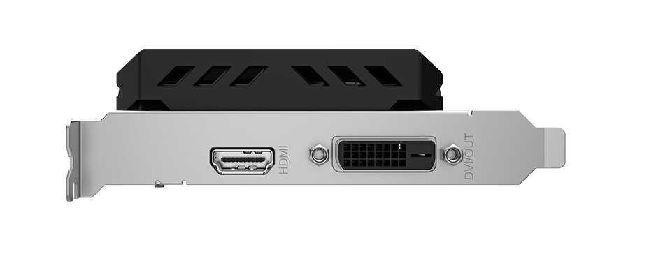 Karta graficzna PNY GeForce GTX 1650 Gaming OC 4GB złącza HDMI DVI-D