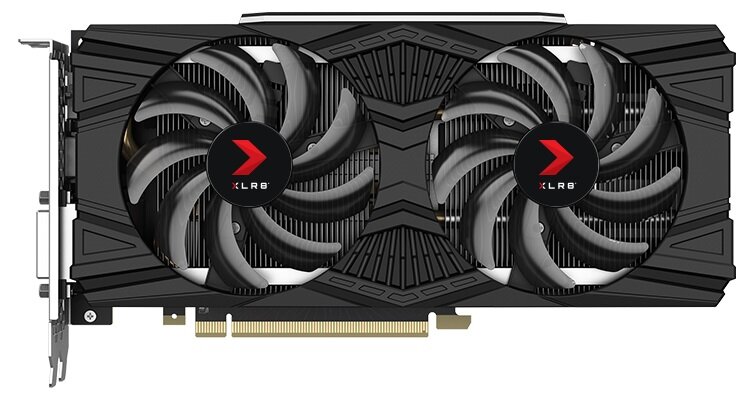 Karta graficzna PNY GeForce RTX 2060 Gaming OC 6GB - efektywne chłodzenie zoptymalizowane wyntylatory radiator o zwiększonej powierzchni
